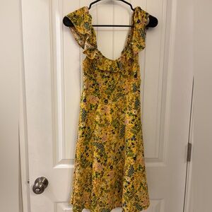 Old Navy Yellow Floral Dress